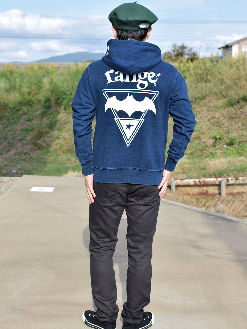 rg indigo lover hoody sweat