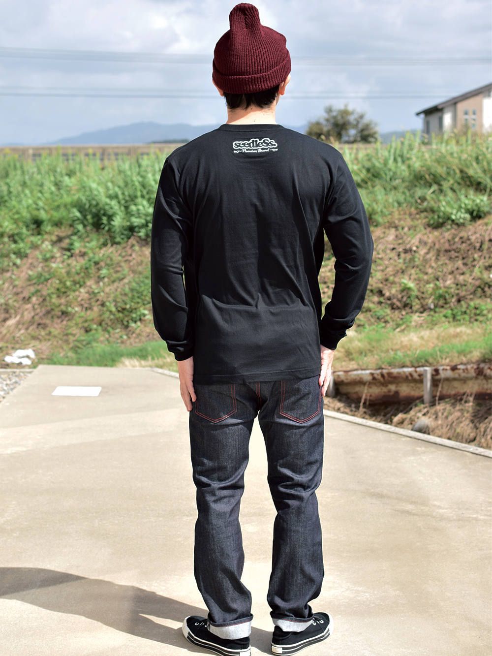 EMB premium L/S tee