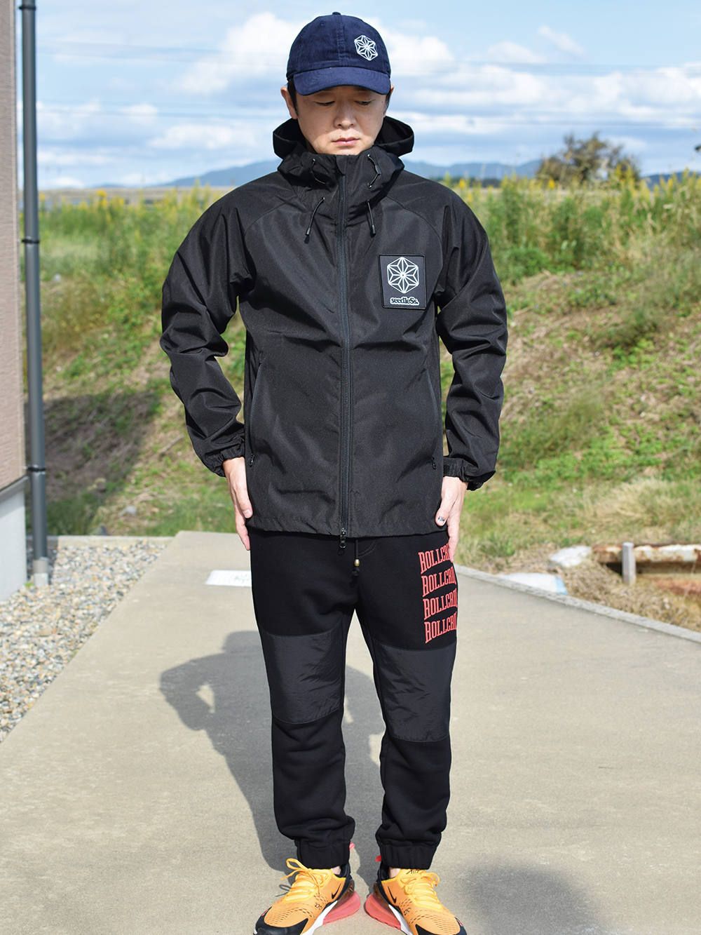 sd cannabis crystal hooded jkt