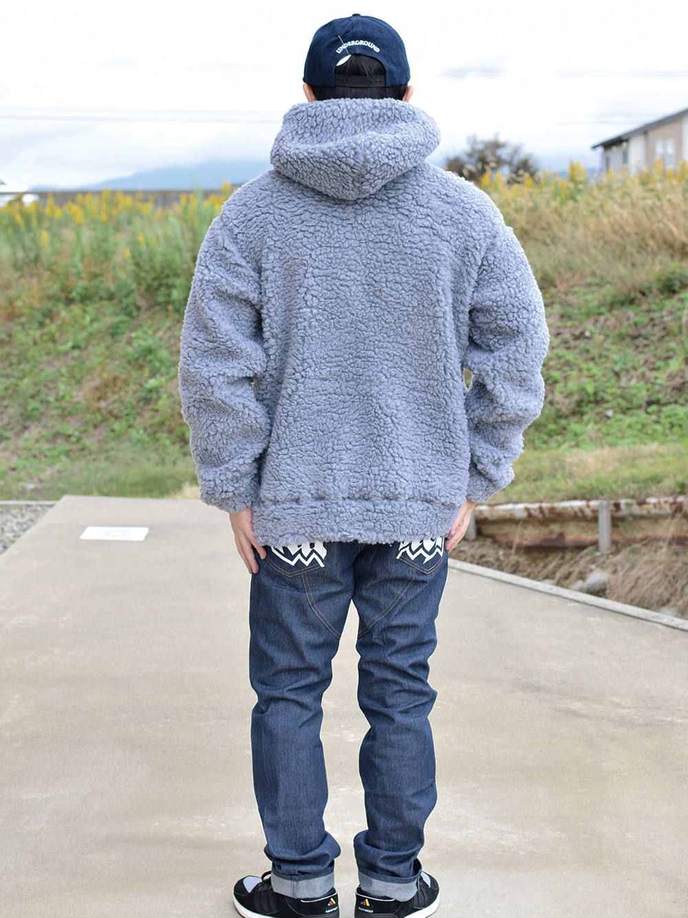 COLLEGE BOA HALF-ZIPHOOD