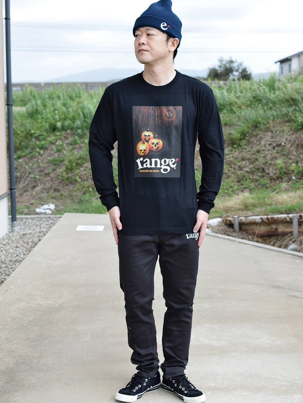 rg pumpkin L/S tee