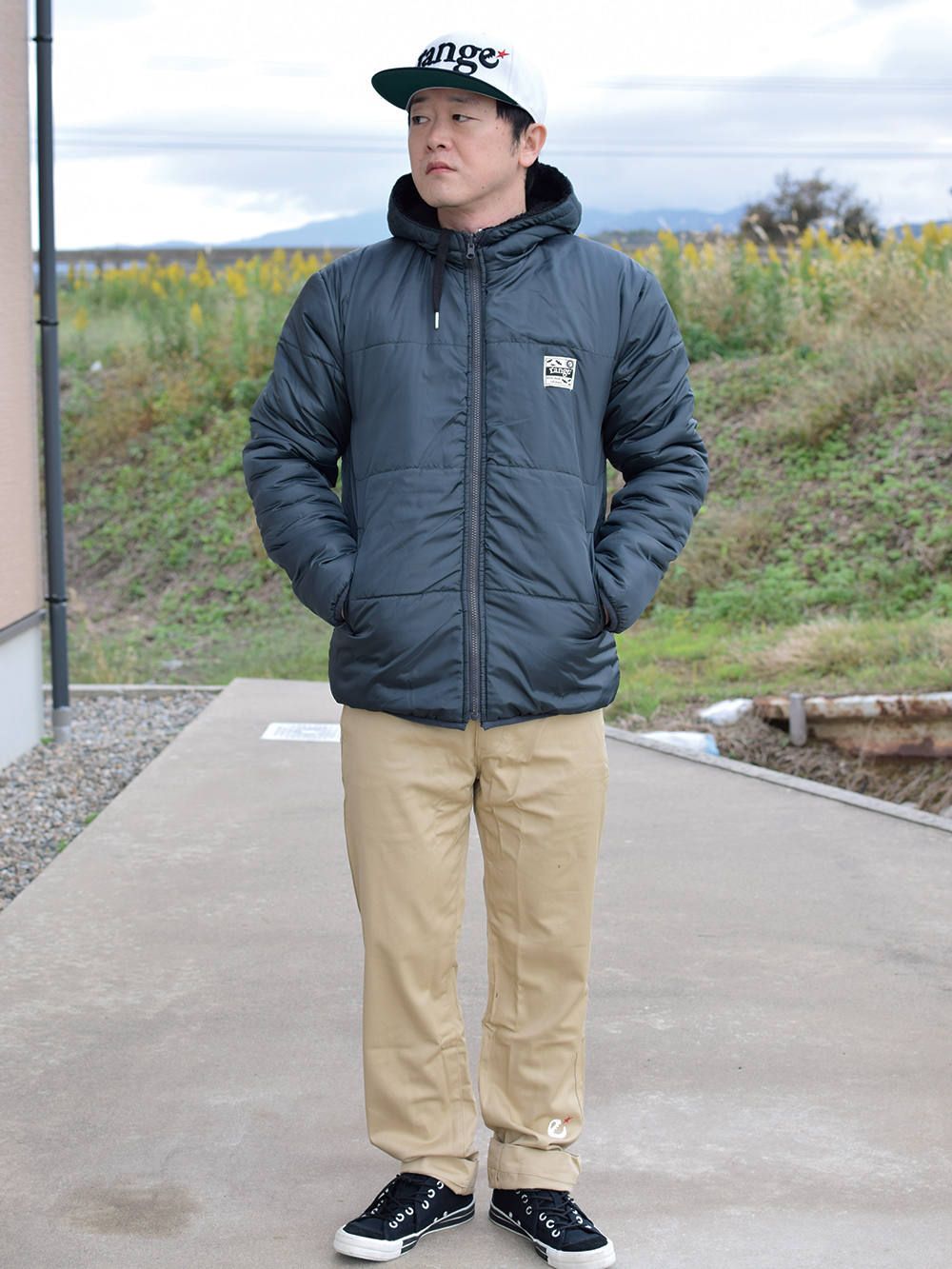 rg reversible boa hoody jkt