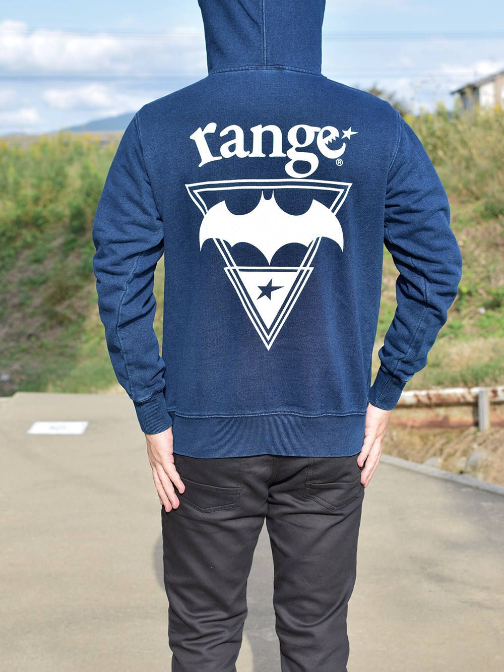 rg indigo lover hoody sweat