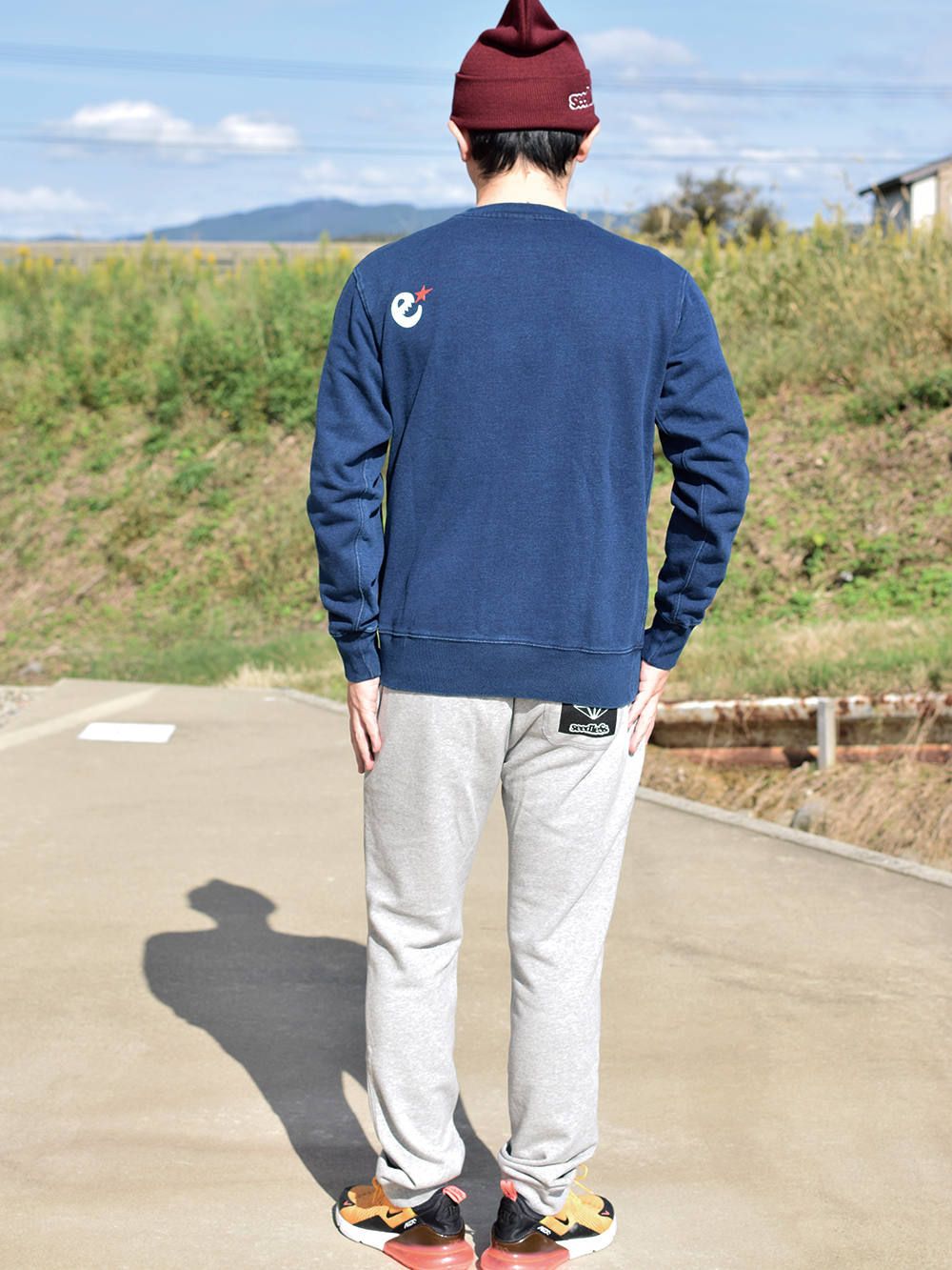 rg indigo lover crew sweat