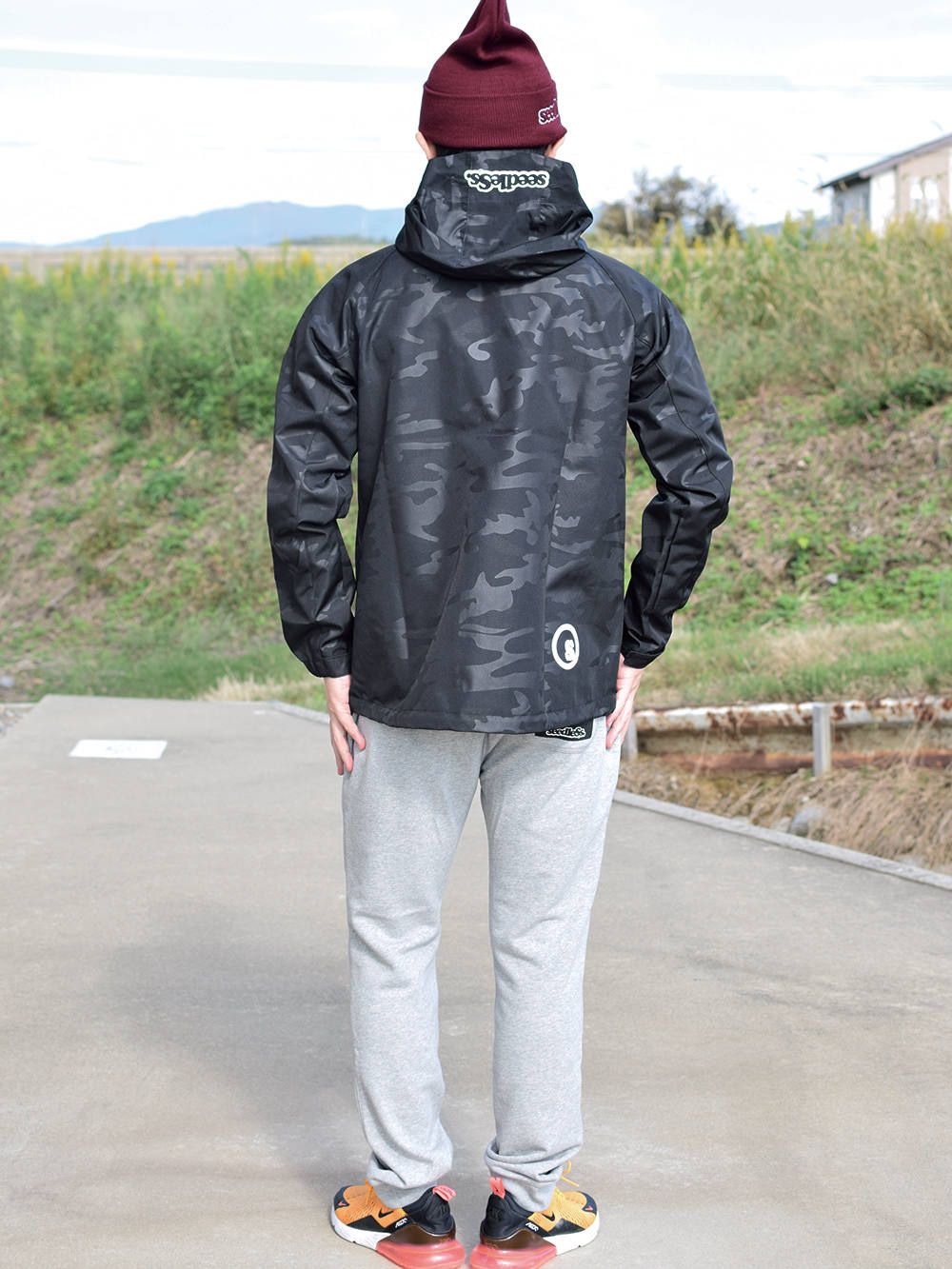 sd cannabis crystal hooded jkt