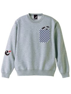 rg checker pocket crew sweat