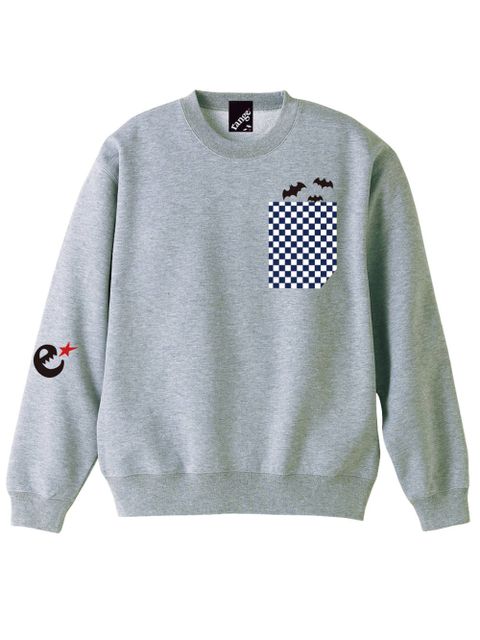 rg checker pocket crew sweat