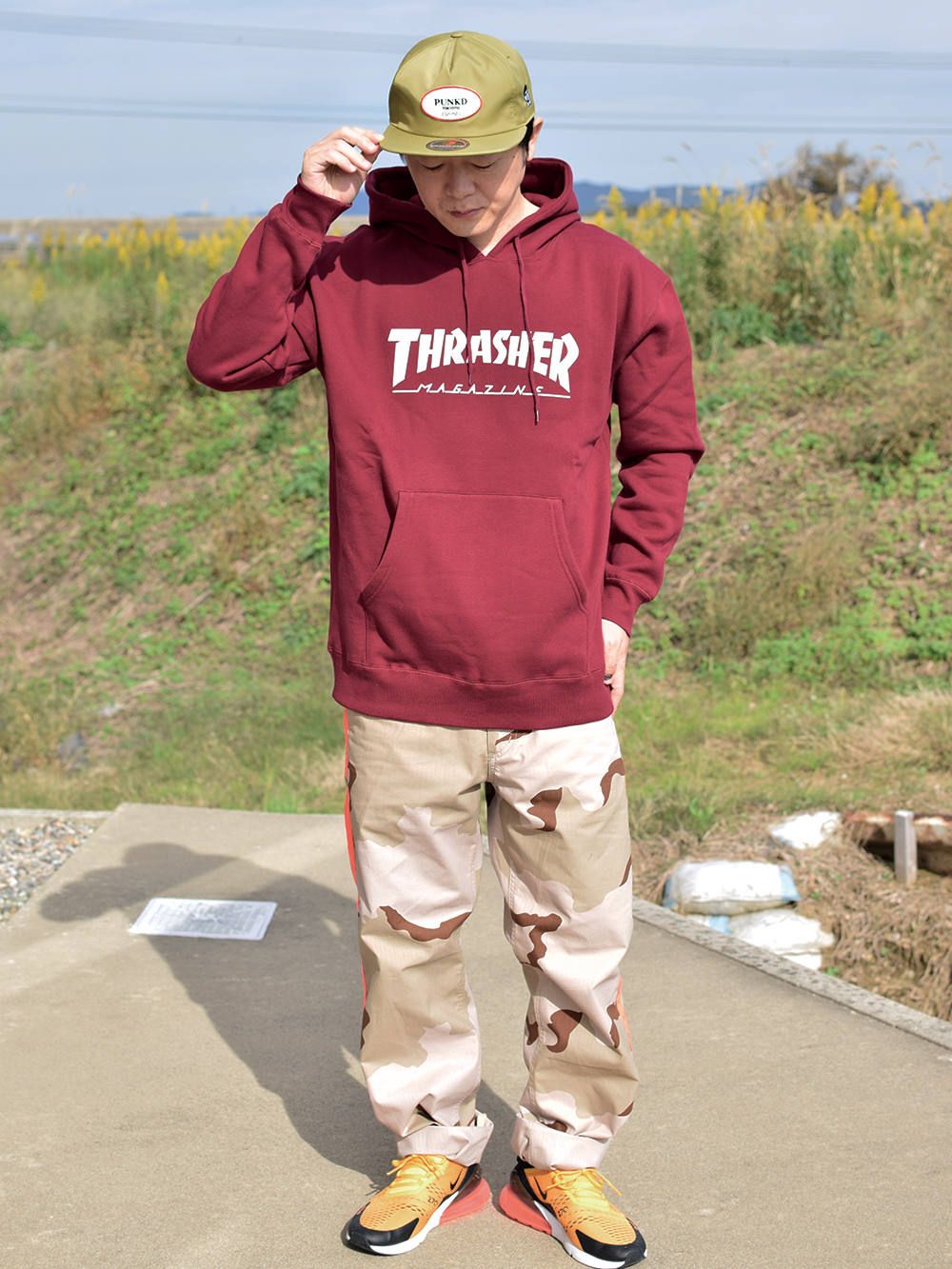THRASHER×STARTER BLACK LABEL HOODIE