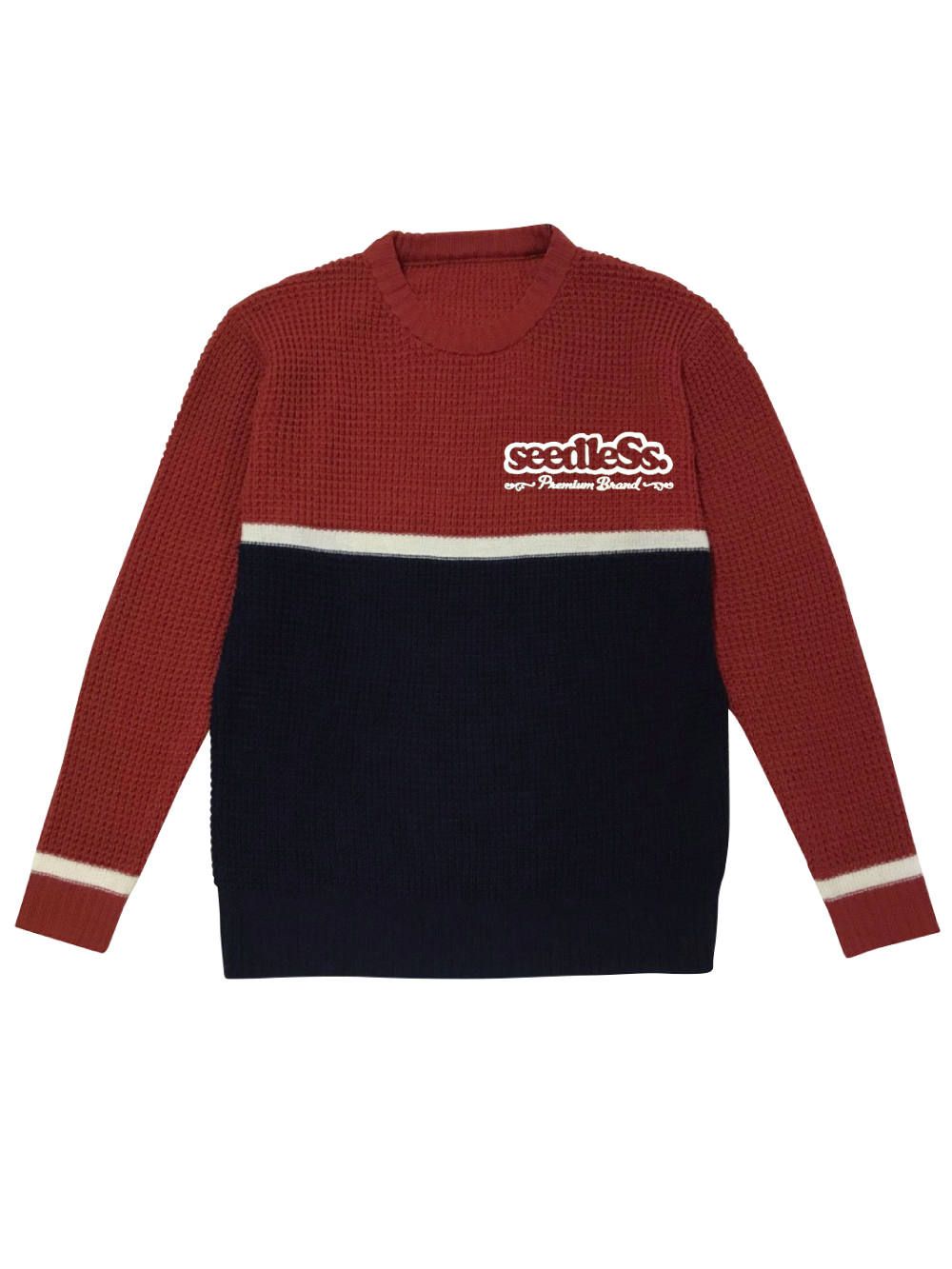 sd 2 tone color knit