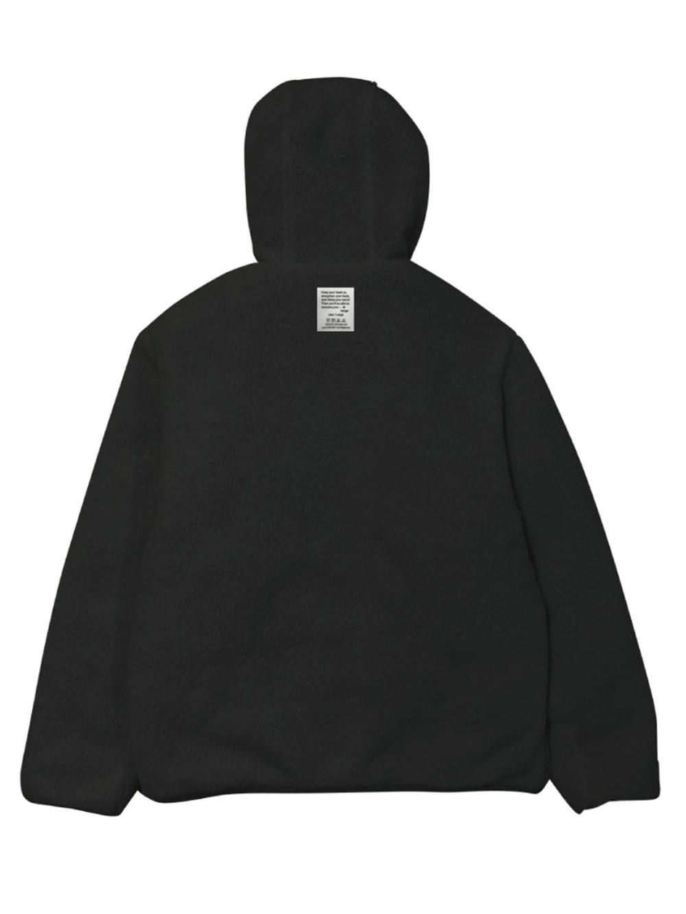 rg reversible boa hoody jkt