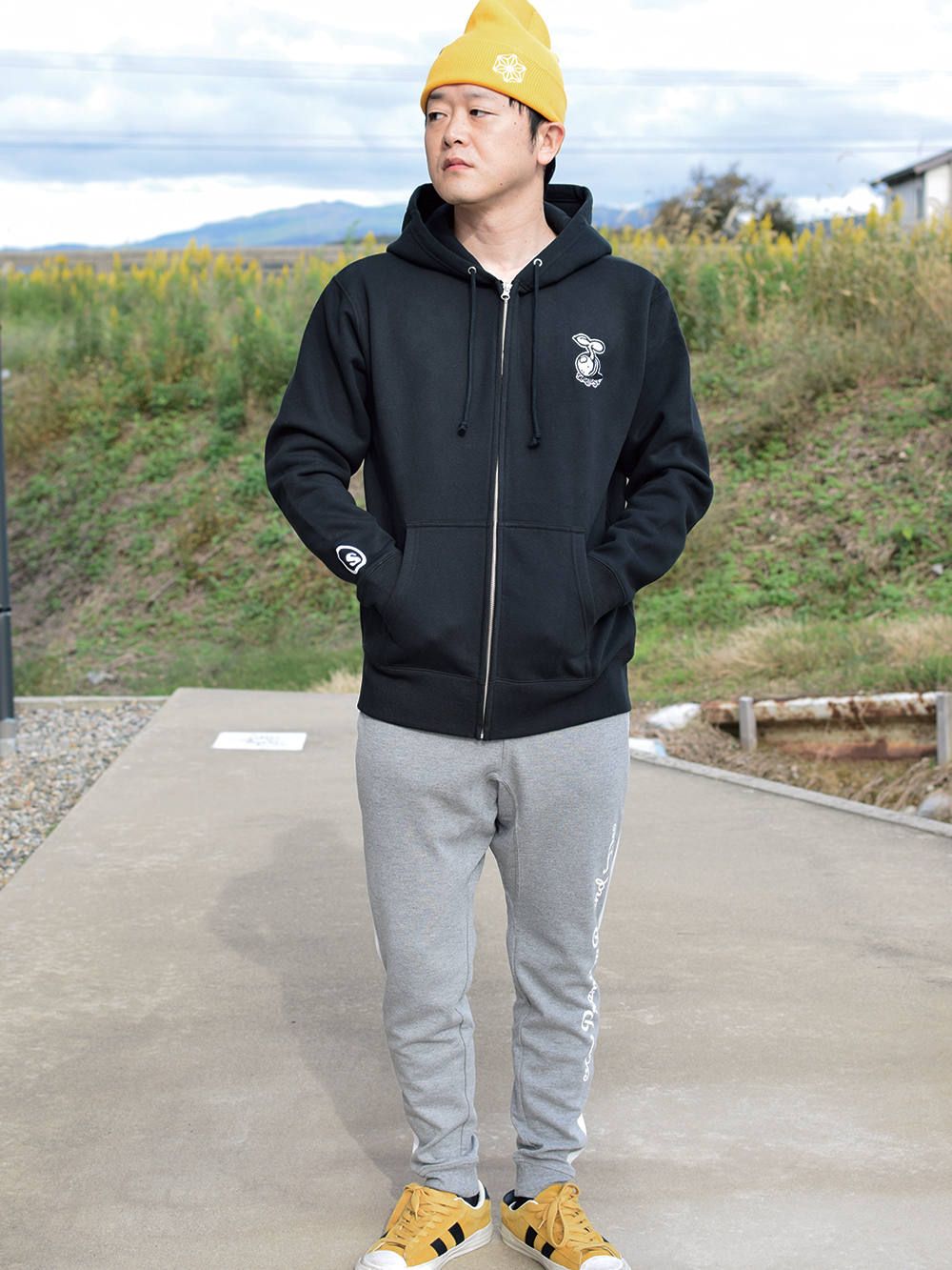 EMB premium logo zip up Hoody