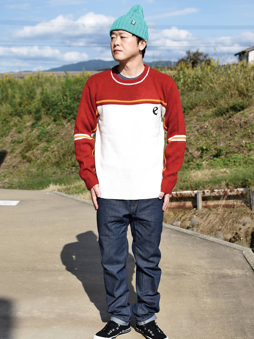 rg line knit