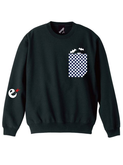 rg checker pocket crew sweat