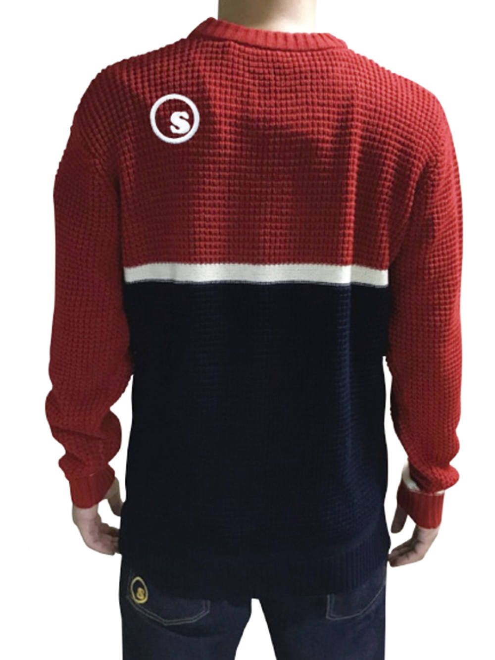 sd 2 tone color knit