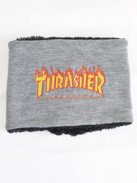 FLAME LOGO ジッパー付ネックウォーマー