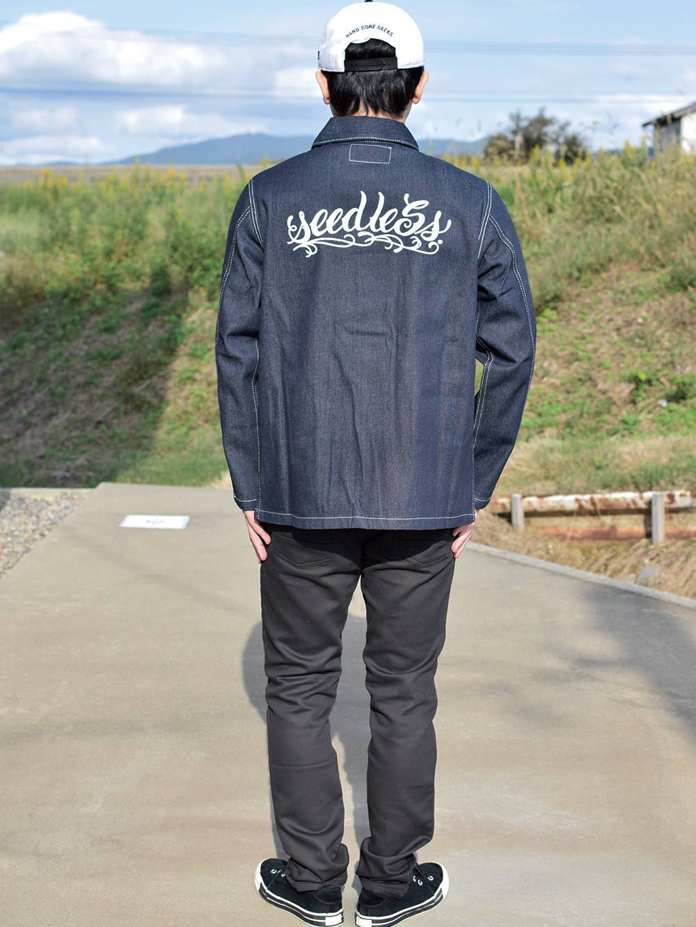 sd denim coverall jkt