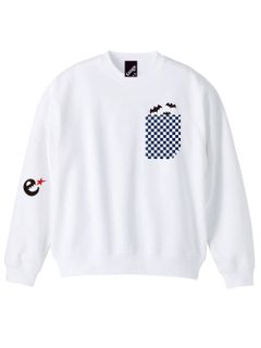 rg checker pocket crew sweat