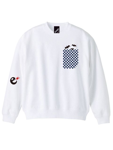 rg checker pocket crew sweat