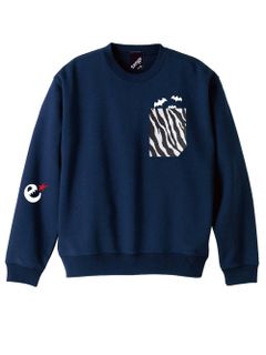 rg zebra pocket crew sweat