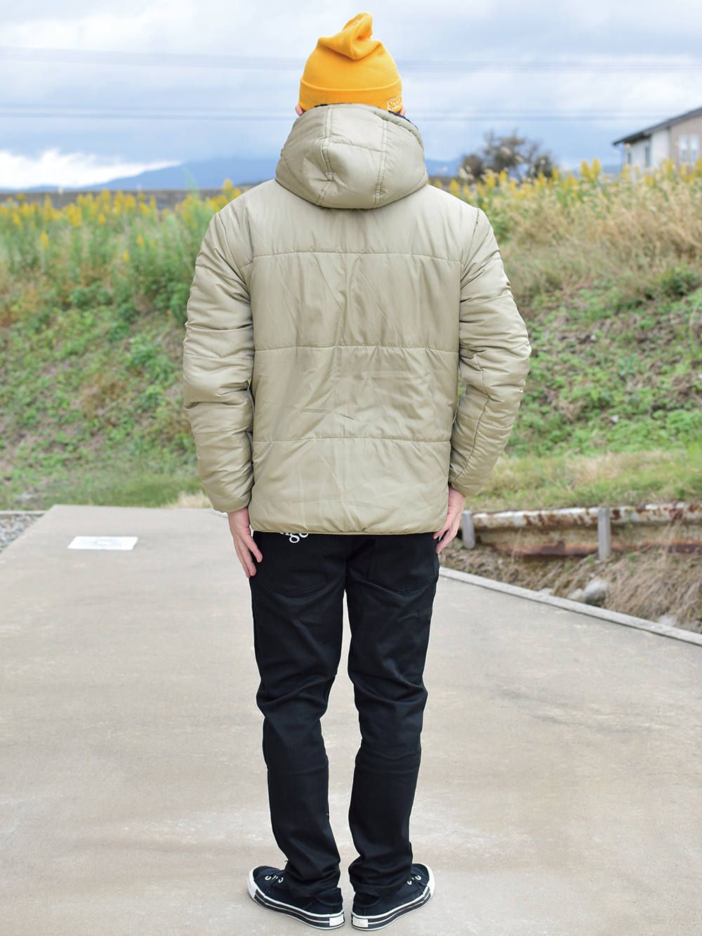 rg reversible boa hoody jkt