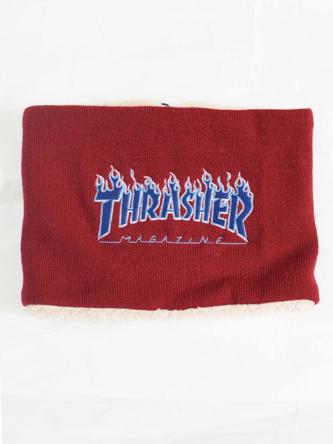 FLAME LOGO ジッパー付ネックウォーマー