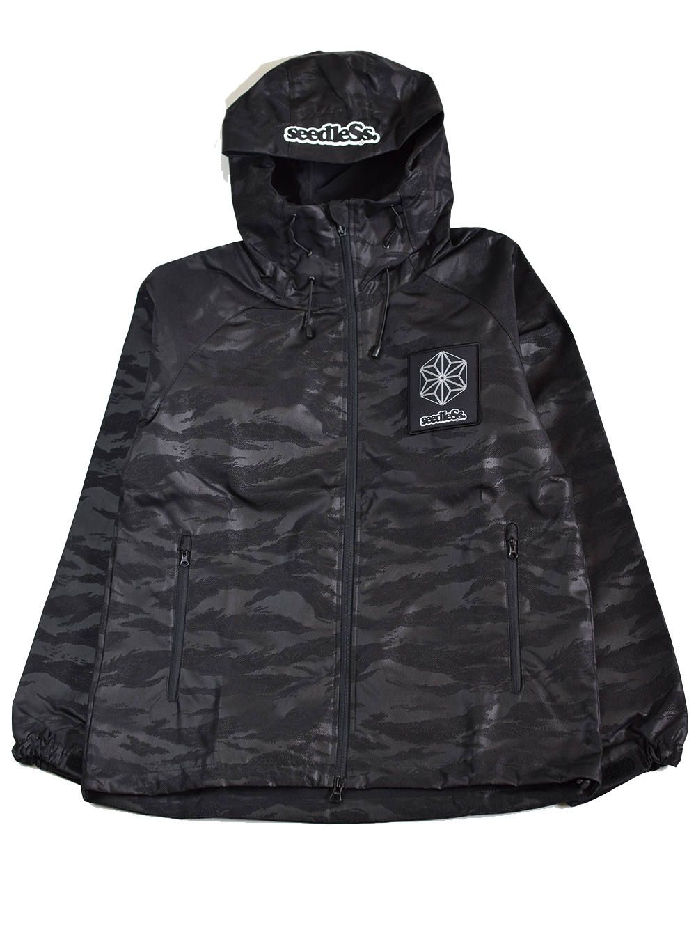 sd cannabis crystal hooded jkt