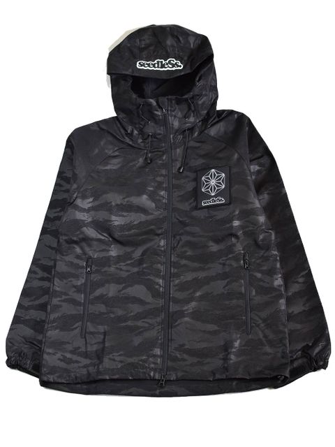 sd cannabis crystal hooded jkt