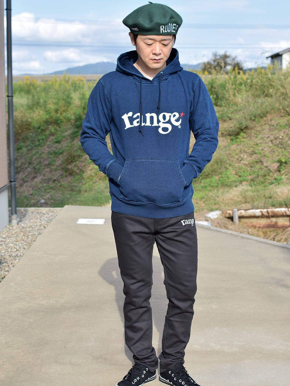 rg indigo lover hoody sweat