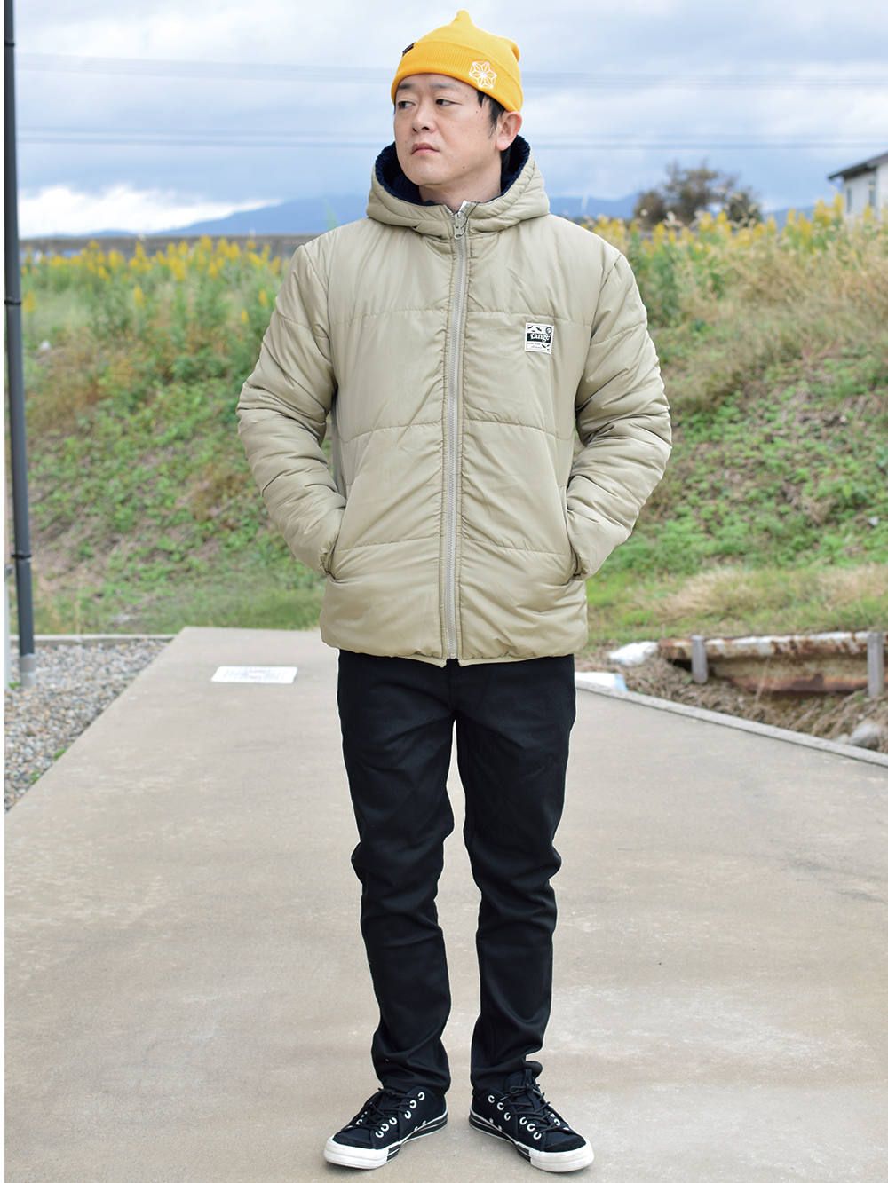rg reversible boa hoody jkt