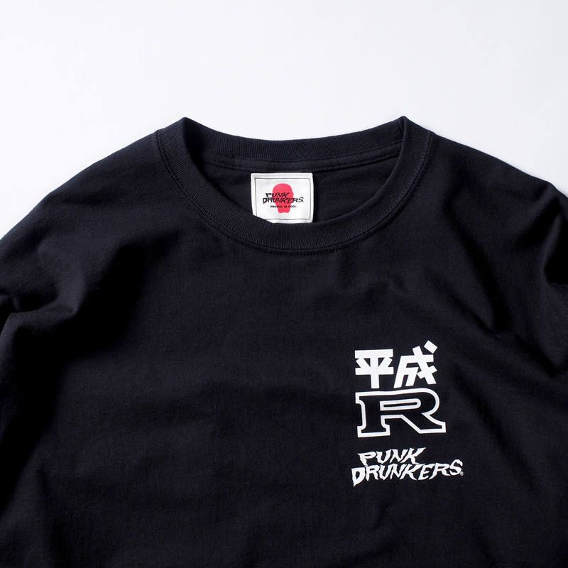 [PDSx仮面ライダー] 平成ライダー顔ロンTEE(2000〜2009ver.)