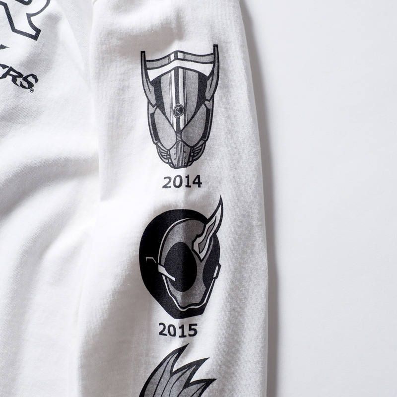 [PDSx仮面ライダー] 平成ライダー顔ロンTEE(2009〜2018ver.)