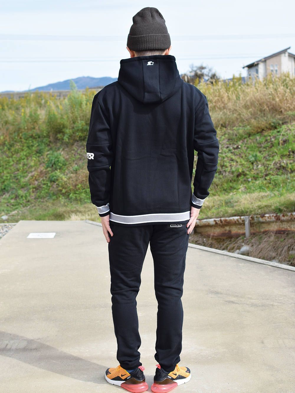 THRASHER×STARTER BLACK LABEL LINE HOODIE
