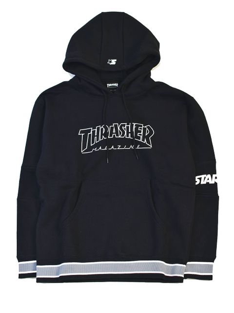 THRASHER×STARTER BLACK LABEL LINE HOODIE