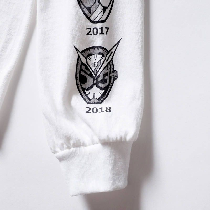 [PDSx仮面ライダー] 平成ライダー顔ロンTEE(2009〜2018ver.)
