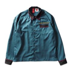 [PDSxHEADGOONIE] パンクドグーニー長袖ボーリングシャツ