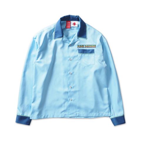 [PDSxHEADGOONIE] パンクドグーニー長袖ボーリングシャツ