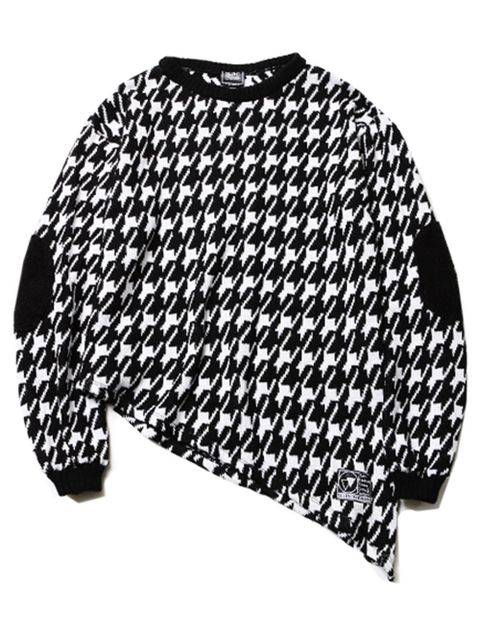 GHOST -Asymmetry Knit Sweater-