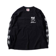 [PDSx仮面ライダー] 平成ライダー顔ロンTEE(2000〜2009ver.)