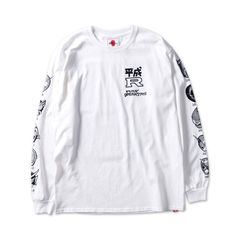 [PDSx仮面ライダー] 平成ライダー顔ロンTEE(2009〜2018ver.)