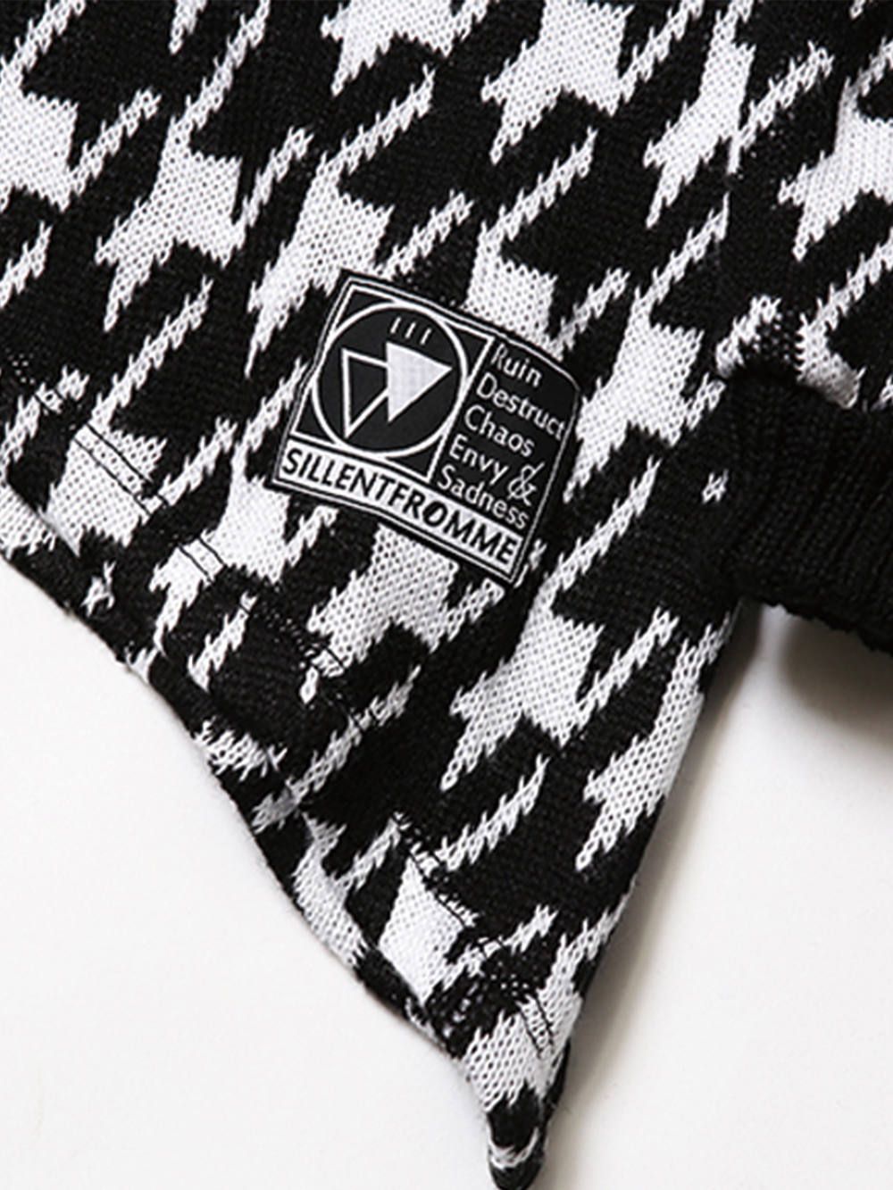 GHOST -Asymmetry Knit Sweater-