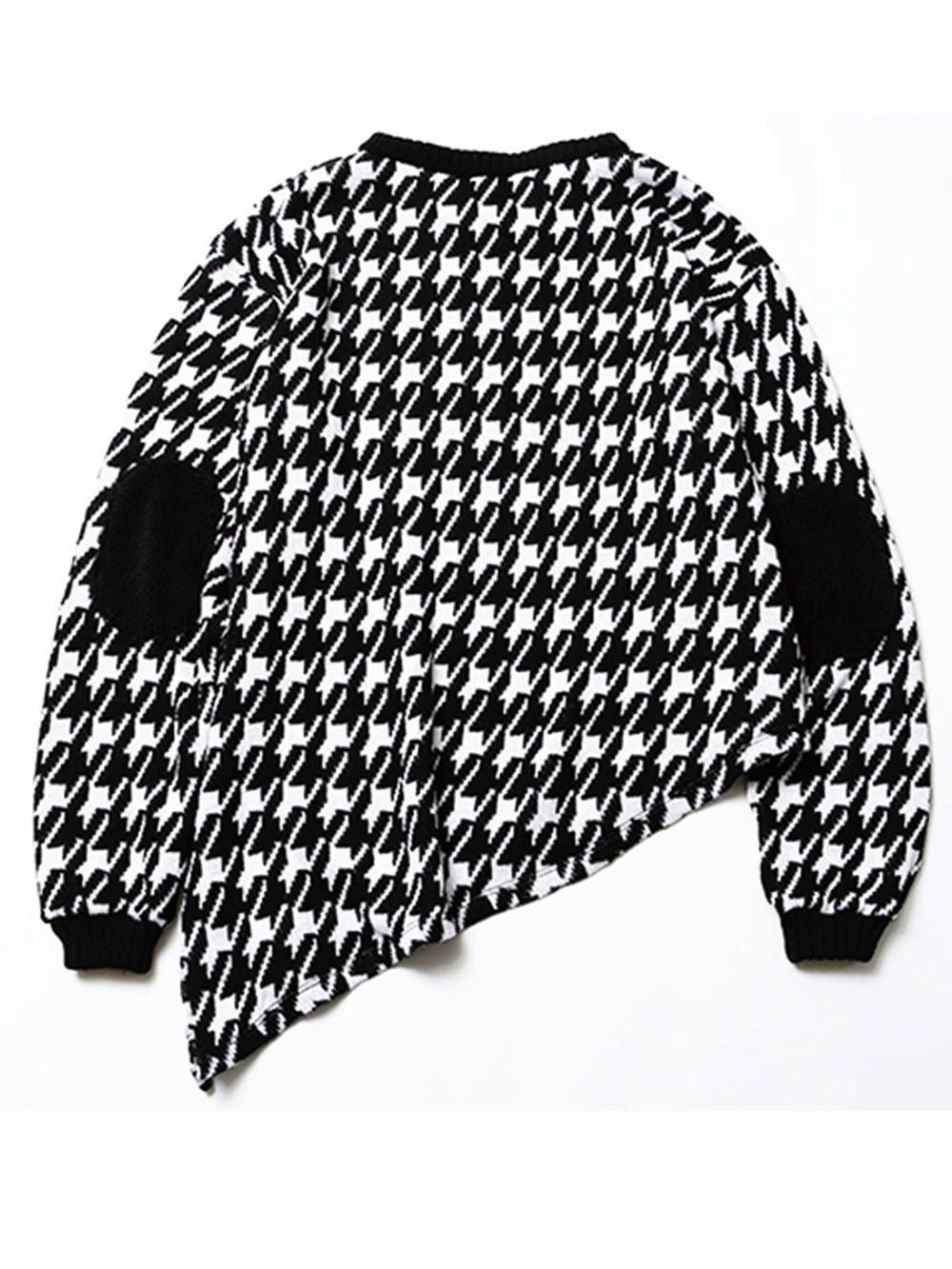 GHOST -Asymmetry Knit Sweater-