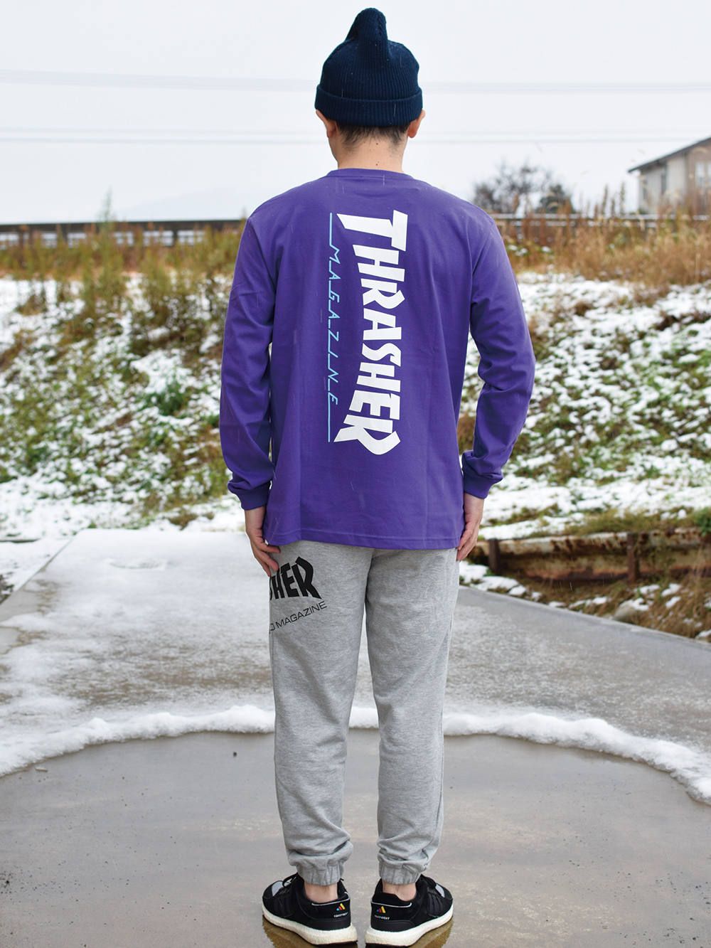 THRASHER × Keith Haring L/S T