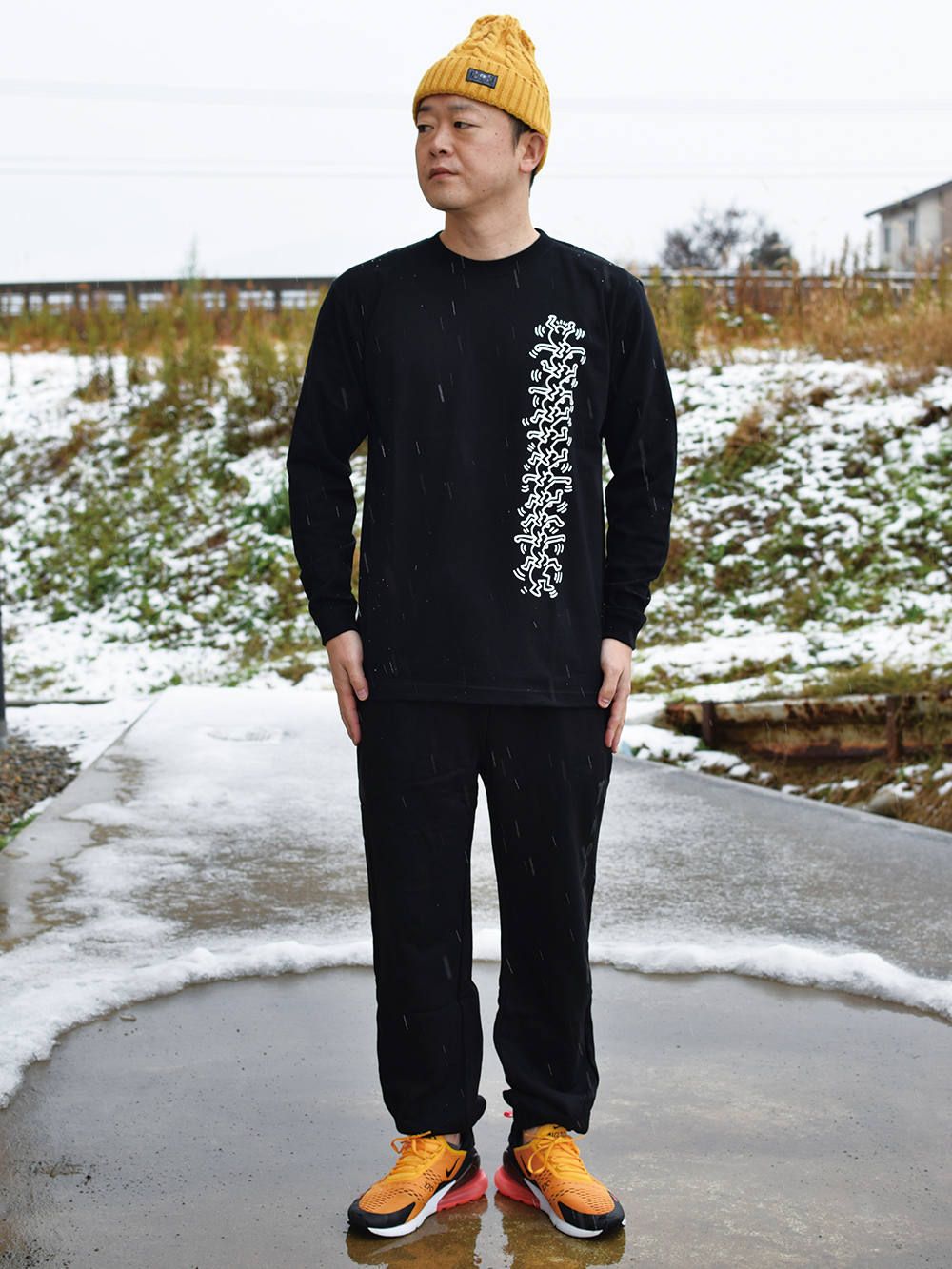 THRASHER × Keith Haring L/S T