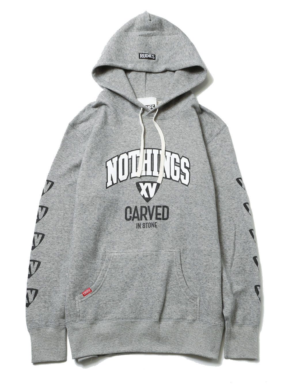 "Nothing's Carved In StonexRUDIE'S COLLEGE HOOD SWEAT"