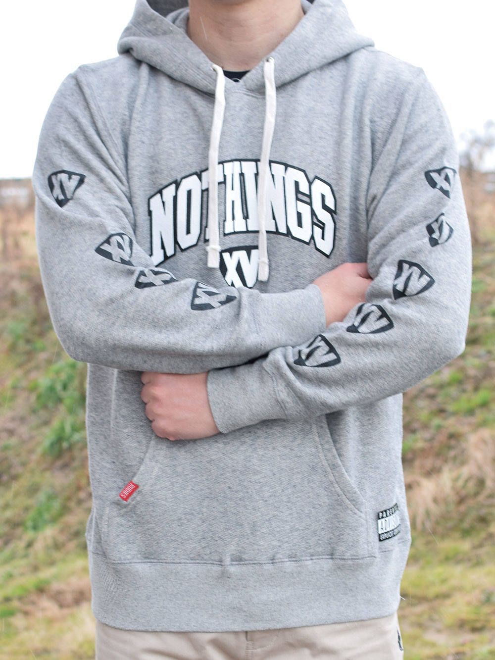 "Nothing's Carved In StonexRUDIE'S COLLEGE HOOD SWEAT"
