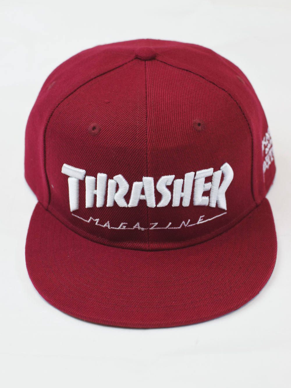 MAG LOGO ポリエステルサージ平ツバキャップ