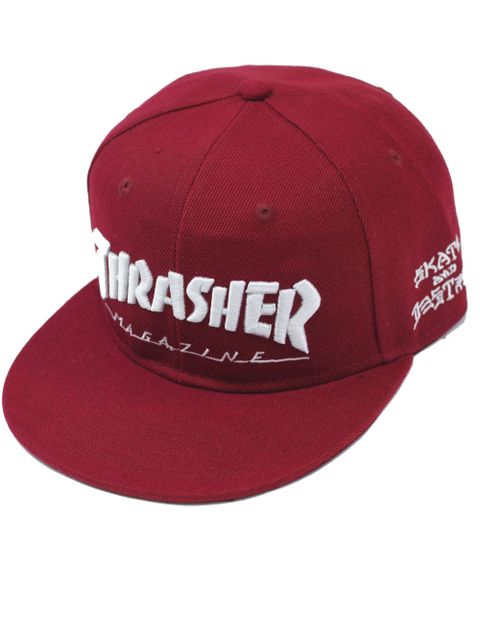 MAG LOGO ポリエステルサージ平ツバキャップ