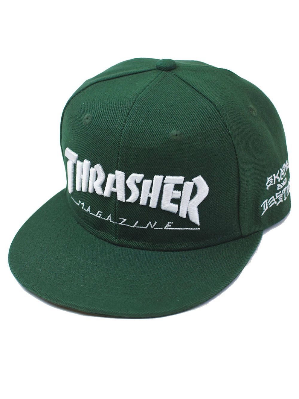 MAG LOGO ポリエステルサージ平ツバキャップ
