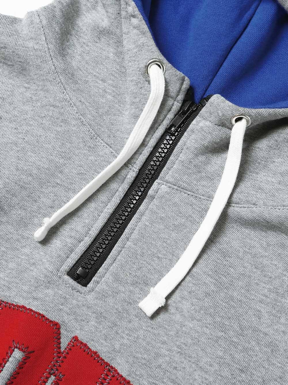 COLLEGE HALFZIPHOOD-SWEAT