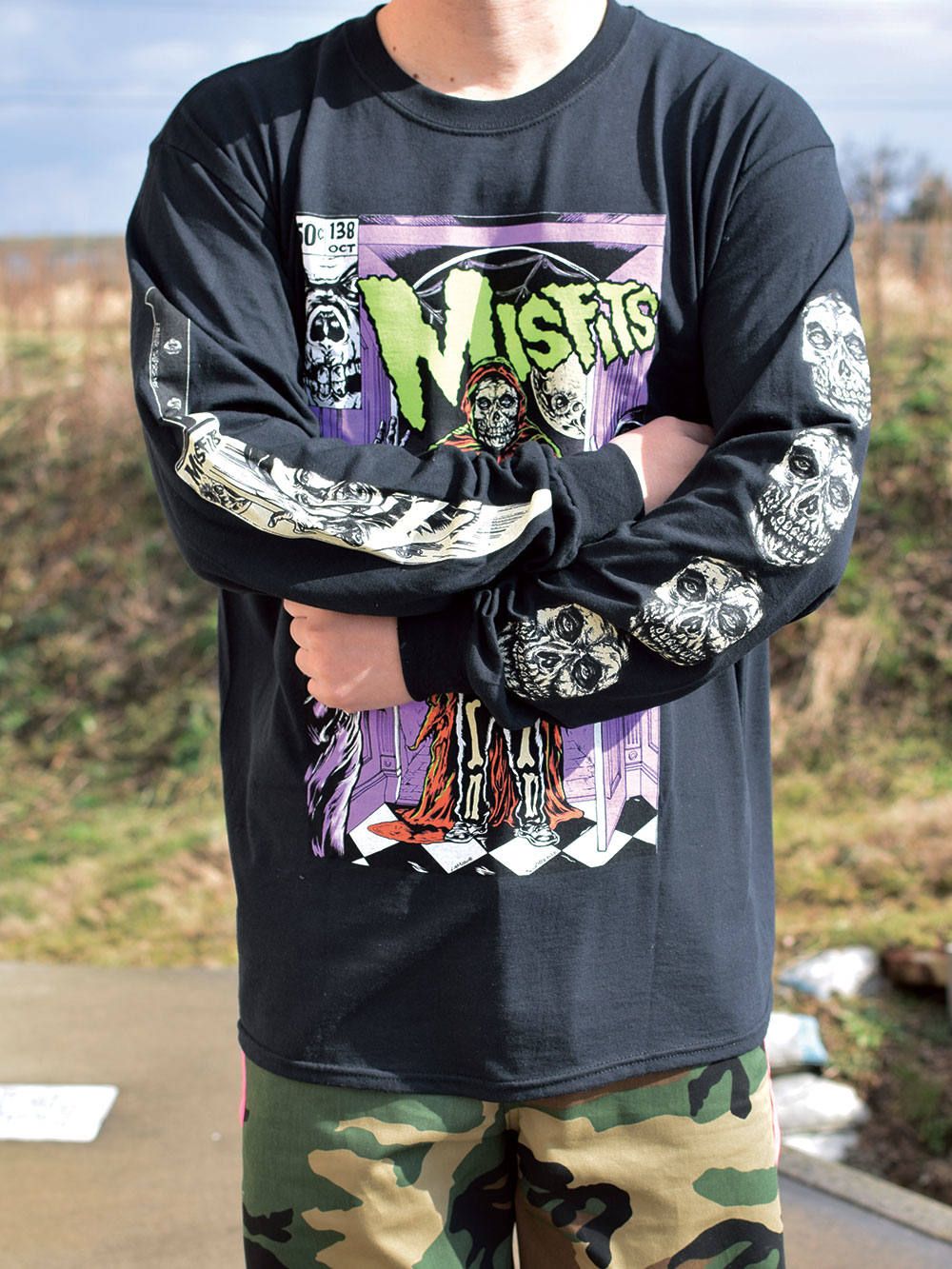 MISHKA x MISFITS HALLOWEEN LS TEE